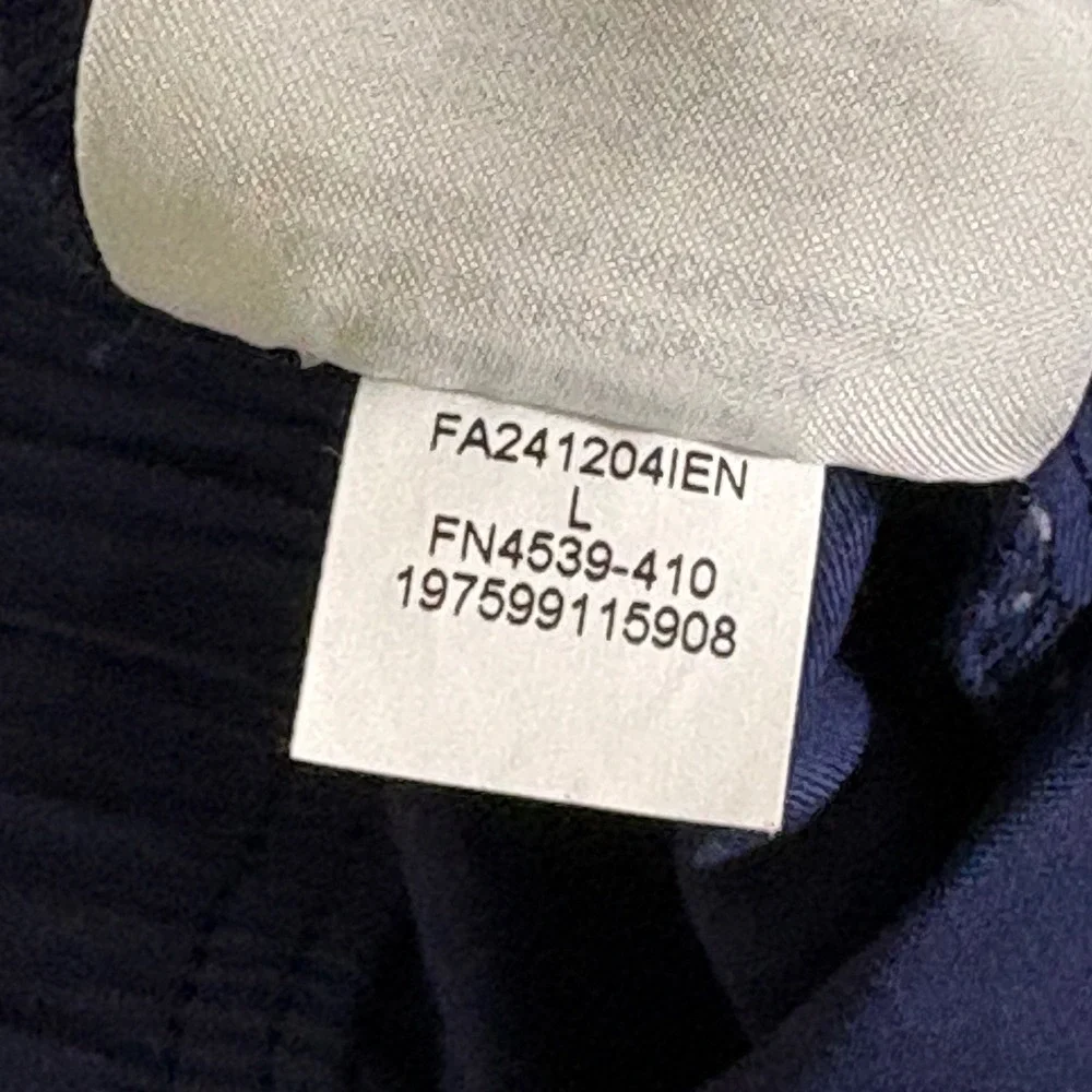 Jordan Mens Midnight Navy Cargo Utility Pants FN4539-410 Blue Size L